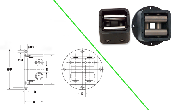 RB-Roller-Box-Inlet-Guide-and-Diagram-for-Technical-Specs-from-Sjogren-Industries