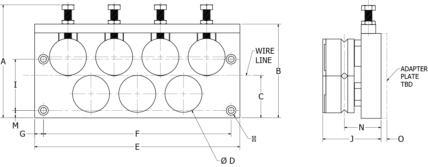 DB drawing for tech specs section of product page
